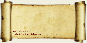 Blaža Ristanović vizit kartica